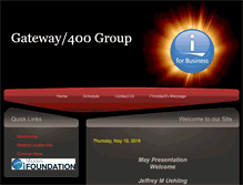 Tablet Screenshot of gateway400.org